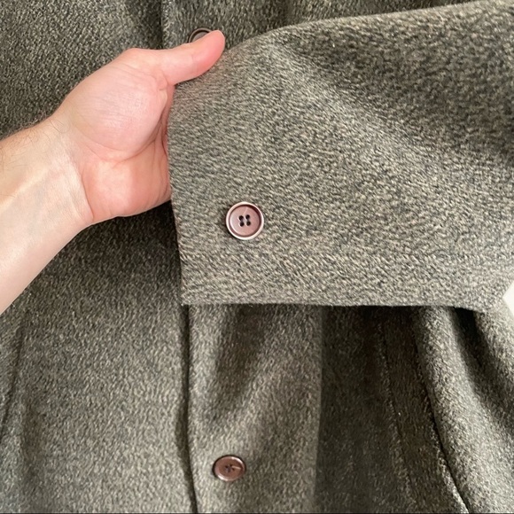 DKNY Wool Blend Notch Collar Overcoat Jacket Men’s Brown Size 44 - Picture 4 of 9